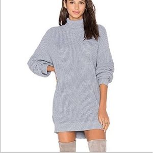 Lovers + Friends Grey Christina Sweater Dress